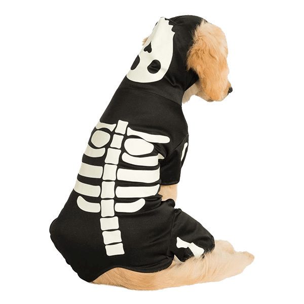 GlowinTheDark Skeleton Hoodie Pet Costume Light Up Wear
