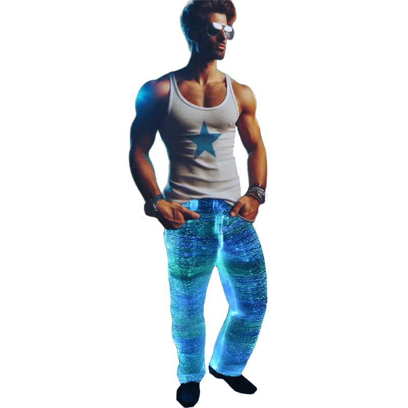 Fiber Optic LED Pants