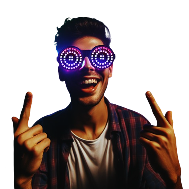 REZZ Style LED Goggles