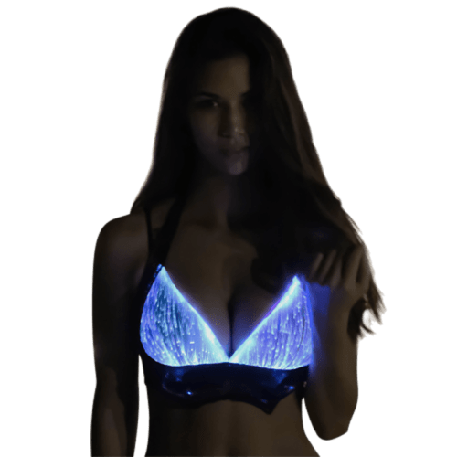 Fiber Optic Light Up Sexy LED Bra