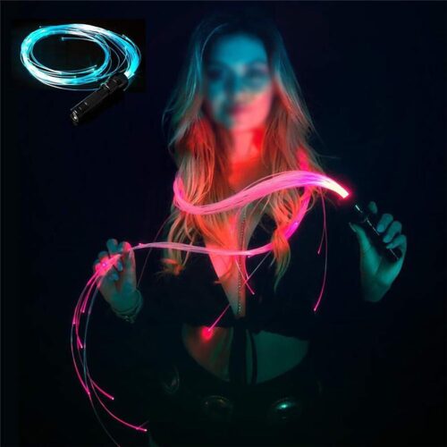 Fiber Optic LED Whip Dance Whip