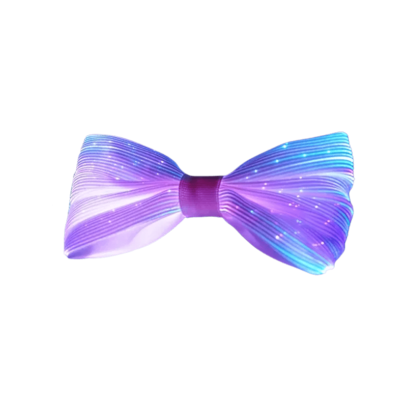 Fiber Optic Light Up Bow Tie