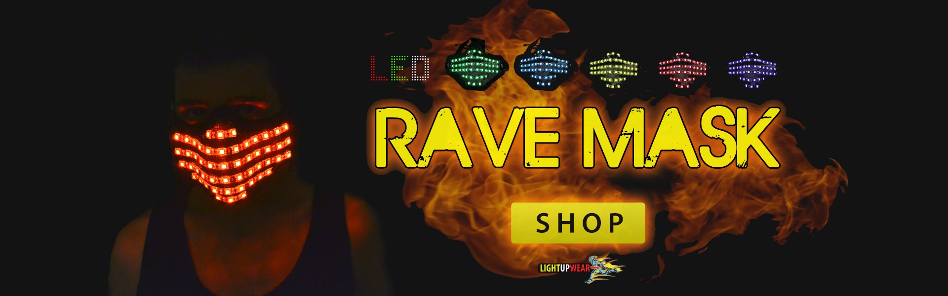 Light Up Rave Mask
